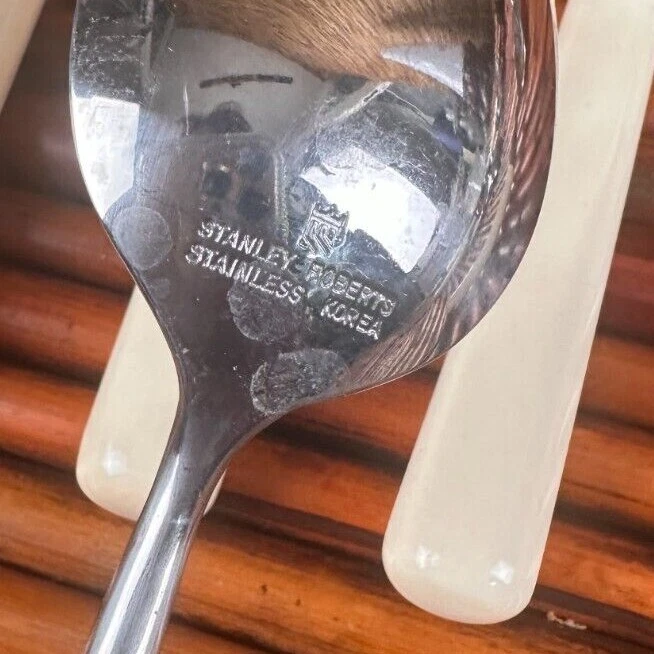 Stanley Roberts * SPECTRUM Ivory Color Handle Stainless Flatware CHOICE (101) - Image 3 of 3