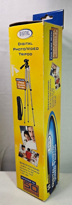 Digital Concepts TR9 Digital Photo Video Tripod + Bag Extendable 50  Open Box
