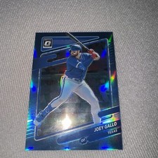 2021 Donruss Optic Base Carolina Blue #188 Joey Gallo /50 - Texas Rangers