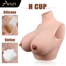 H Cup Silicone Breast Forms Fake Boobs Breastplates For Drag Queen Crossdresser