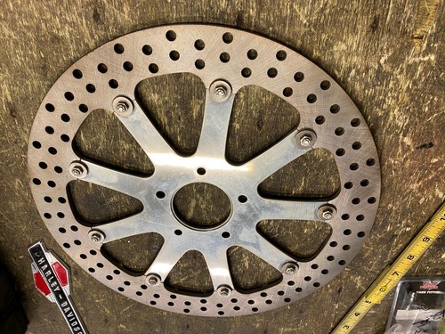 Performance Machine Hooligan Front Brake rotor 13" Harley Dyna Touring Softail! - Picture 5 of 6