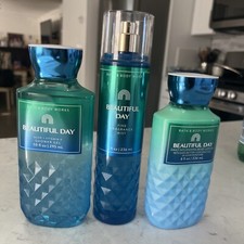 Bath and Body Works BEAUTIFUL DAY Body Lotion, Shower Gel, Mist Set