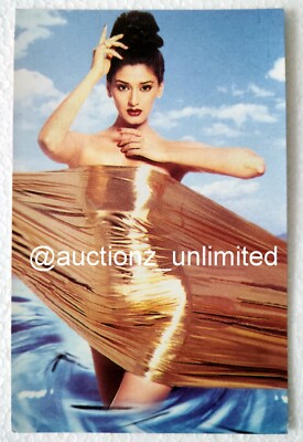 Bollywood Actor Sonali Bendre Original Postcard Post card India Sexy Star