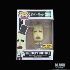 Funko Pop Mr. Poopy Butthole Rick and Morty Wound Mr Hot Topic VAULTED Pop 206