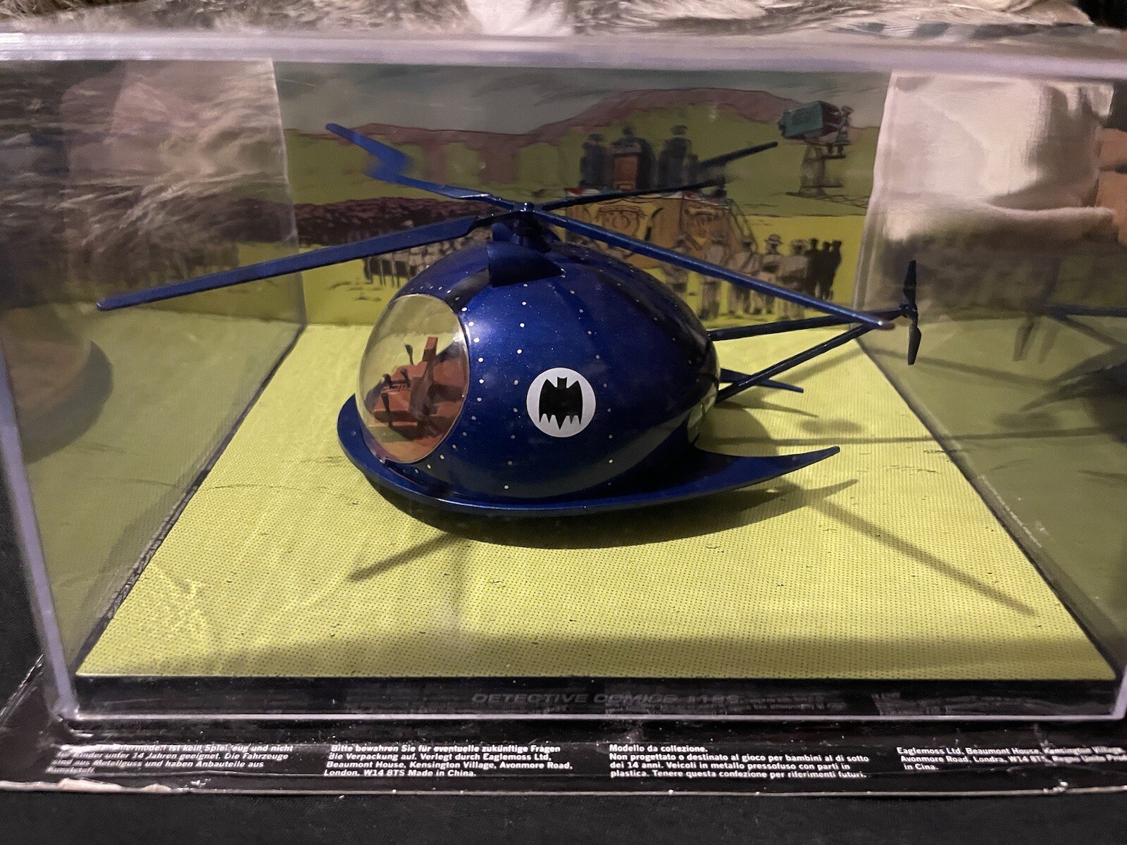 Batman: Detective Comics #186 Batcave Helicopter 1:43 Diecast Eaglemoss 2015 NEW