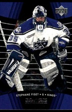1999-00 Upper Deck Black Diamond #46 Stephane Fiset Los Angeles Kings Card