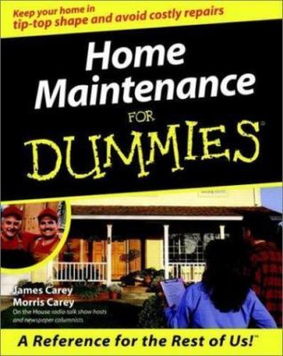 Home Maintenance for Dummies? by Carey, James; Carey, Morris