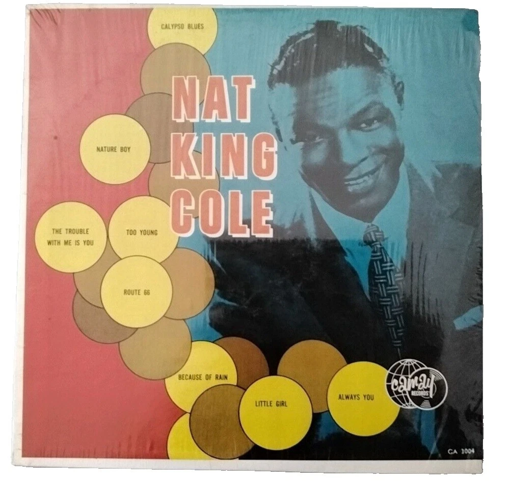 Nat King Cole Jazz 33 RPM Speed Vinyl Records