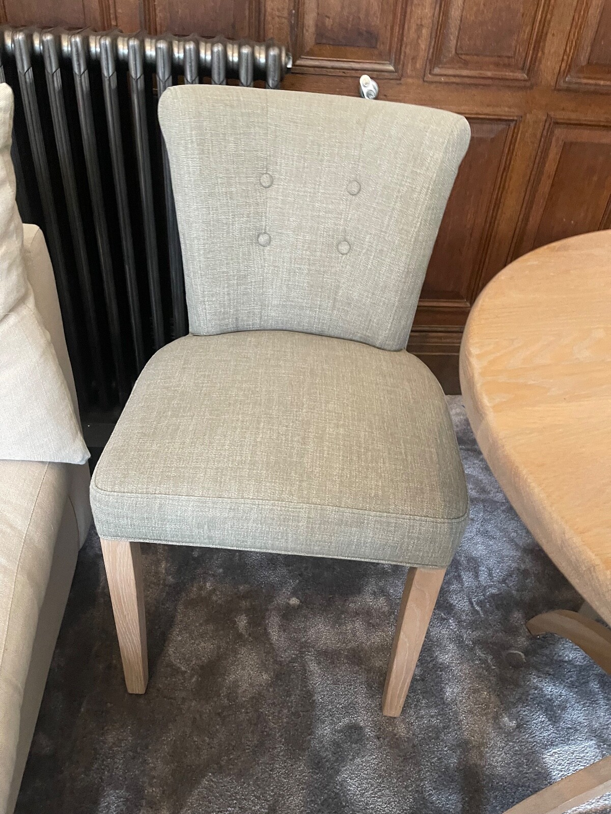 Neptune Sheldrake Round Dining Table with 4 chairs eBay