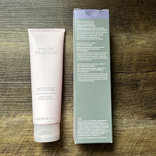 Mary Kay TimeWise Age Minimize 3D 4-in-1 Cleanser 4.5oz Combo to Oily ...