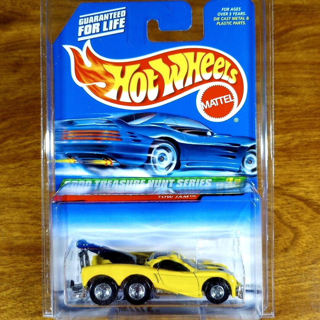 Hot Wheels ホットウィール　トレジャーハント　TOW JAM Hot Wheels 2000 Treasure Hunt Series Tow Jam Yellow Real Riders T
