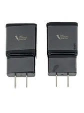 2x Genuine Adaptive Fast Charge USB A, Wall Adapter Power Charger Quick 1.67A/9V