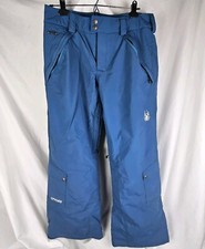 Spyder Ski XT 5000 Pant Womens Size 10 L Teal Winner Snowboard Zip Pockets EUC