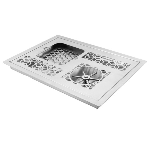 Silver Stainless Steel Automatic Glass Rinser / Washer / Drain Board / Drip Tray - Picture 8 of 19