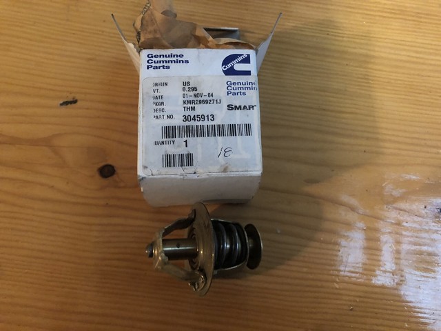 3045913 Genuine OEM Cummins Diesel L10 Engine Thermostat for sale ...