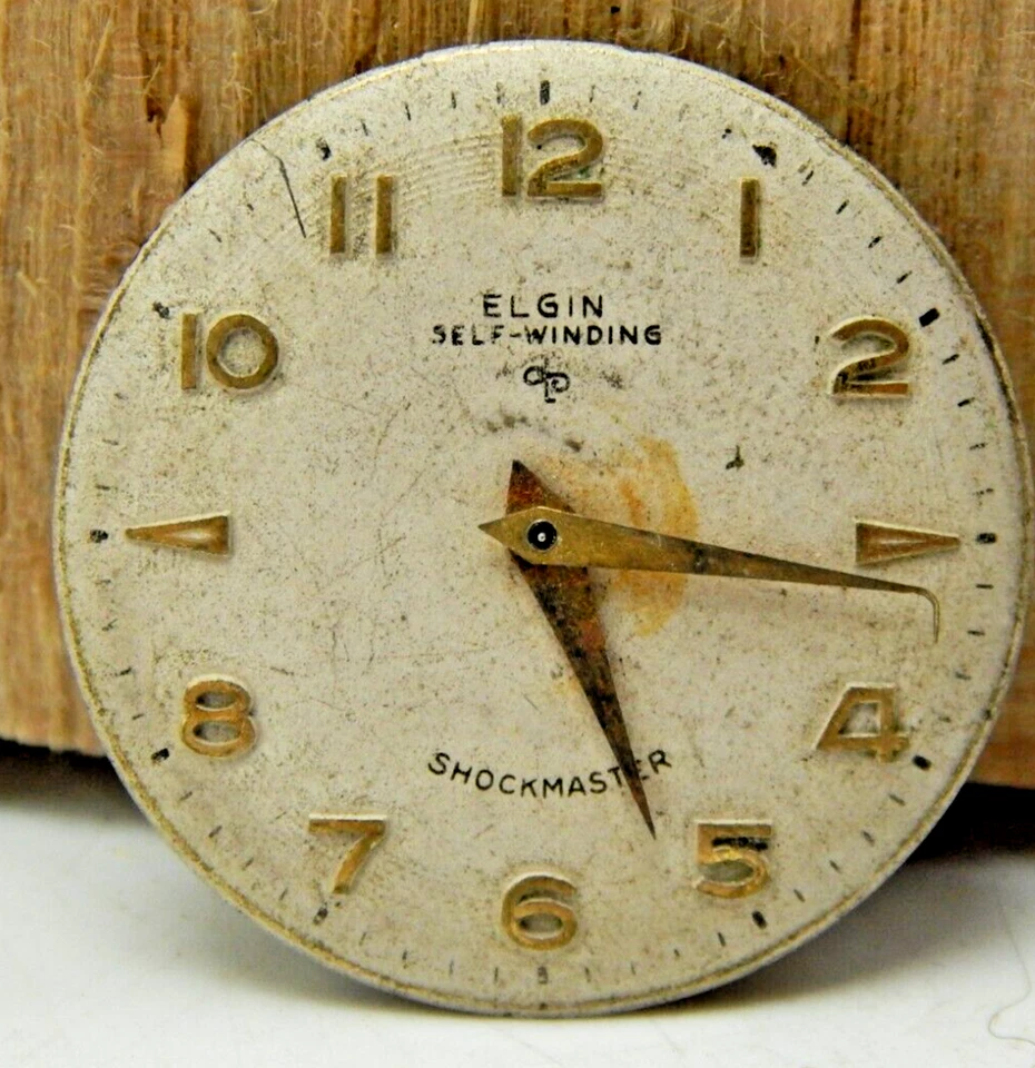 Vintage Elgin / Eloga Automatic men's wrist watch movement with good balance - Image 2 of 4