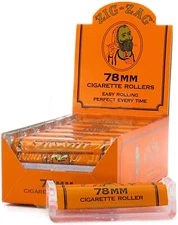 12 Pk Zig-Zag 78mm Plastic RYO Cigarette Rolling Machine Hand Roller Maker 8319