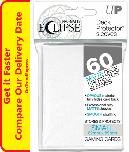 Ultra Pro Ultra Pro - Eclipse Matte 60 Maniche Per Carte Di Dimensioni Ridotte Rosso Mela Confezione 62 X 89 Mm None Olika Tcg