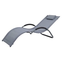 Jarder Lightweight Aluminium Sun Lounger Sun Bed Garden Patio Resort Quality