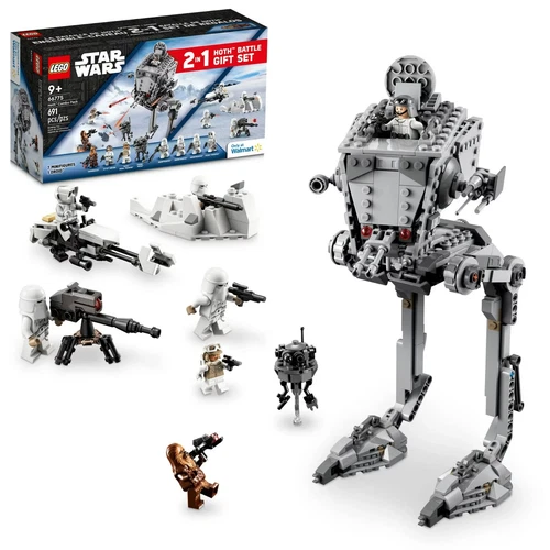 LEGO 2 in 1 Set 66775 Star Wars Hoth Battle Set Walmart Exclusive 75322 & 75320