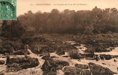 CPA VIETNAM - COCHINCHINE - 220. Les Rapides de Train (Pce de Bienhoa) - Photo 1/2