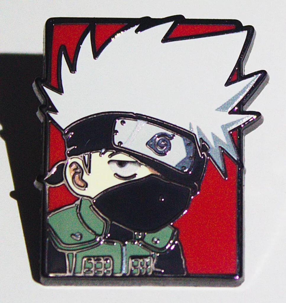 Naruto Anime TV Series Takashi Head Image Metal Enamel Pin NEW UNUSED