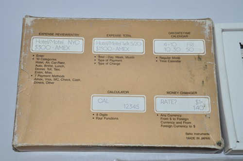 Seiko Instruments Expense Recorder DF-1220 Pocket Logic Series w Manual - Picture 4 of 9