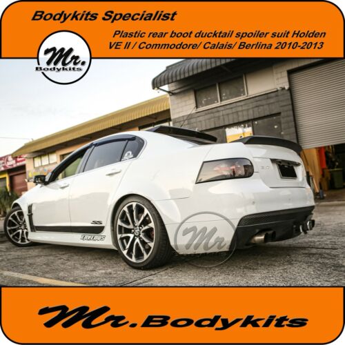 MR BODYKITS REAR BOOT SPOILER DUCKTAIL WING FOR HOLDEN VE SERIRES 2 COMMODORE - Picture 1 of 12