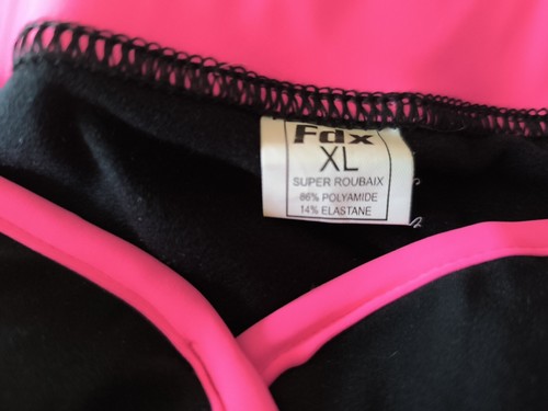 FDX Trainingsleggings schwarz/pink volle Länge Größe XL Fleece gefüttert Yoga Laufen - Bild 4 von 11