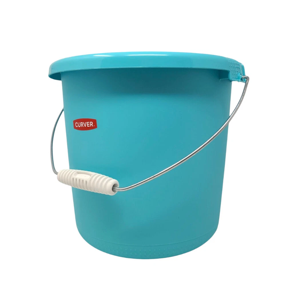 3 Secchi In Plastica Nera Da 12 Litri - Resistente, Per Edilizia E Giardinaggio - 31x24 Cm - 2