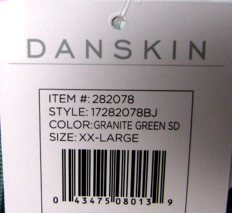 は Danskin Sustainable Soft Hoodie Granite Green XXLarge (2XL