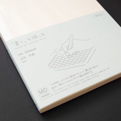 Midori MD Notizbuch - A5 - Raster - MD Papier genäht Bindung Made in Japan