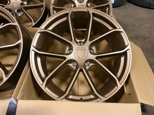 20" Rims Fit Porsche Cayenne Wheels 2016 2017 18 19 20 21 22 23 2024 20x9/11 New - Picture 6 of 9