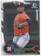 Francis Martes Houston Astros 2016 Bowman Chrome Draft