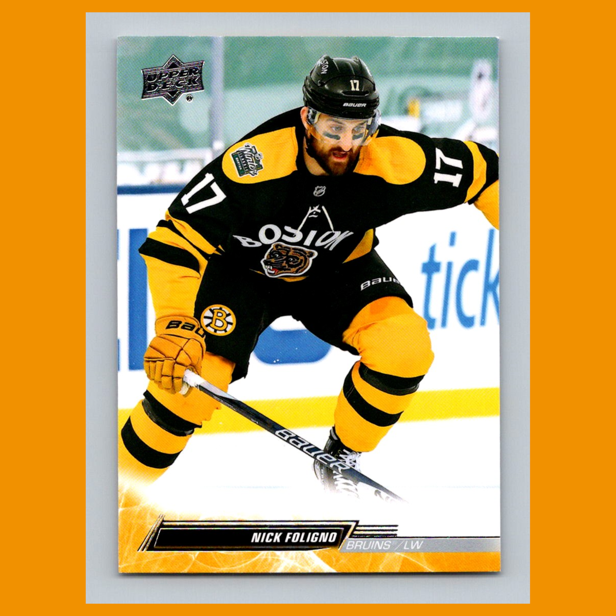 Nick Foligno #515 2022 Upper Deck Boston Bruins Hockey Card NHL NM