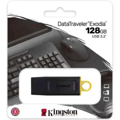 Kingston DataTraveler Exodia 128GB USB 3.0 Flash Stick Pen Memory Drive Origin
