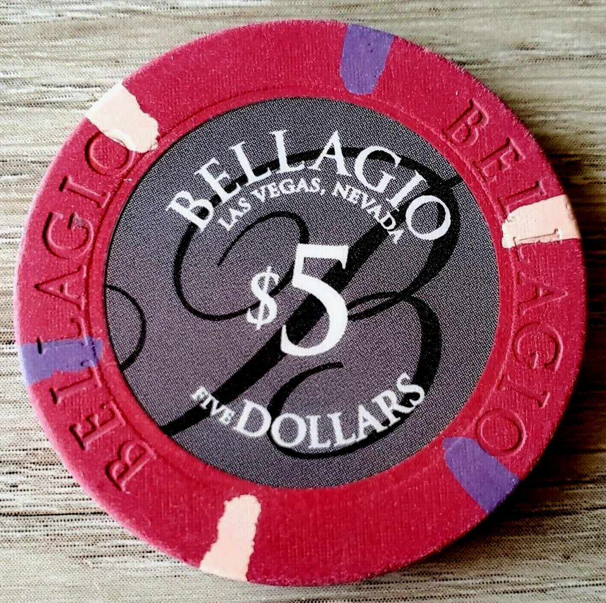 $5 Las Vegas Bellagio Casino Chip | eBay