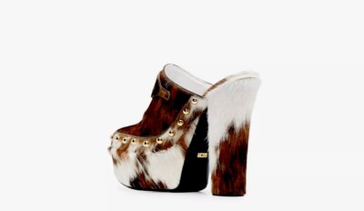 GCDS Mules With Pony Hair And Gold Side Buckle | eBay GCDS Mules With Pony Hair And Gold Side Buckle | eBay