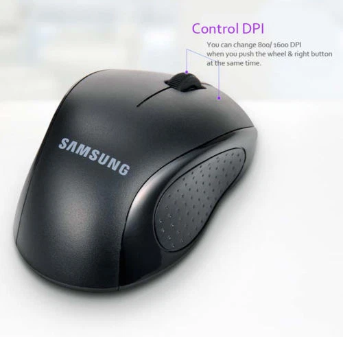 Samsung SMO-3550B 2.4G Wireless Mouse Mobile Optical Light Sensor 1600dpi - Image 3 of 4