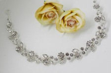 New Bridal Wedding Crystal Rhinestone Hair Band Headband Tiara Vine