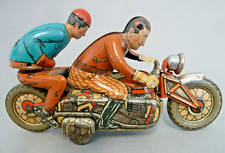 CKO Kellermann Motorrad 353 Zivil m. Sozius ca1950 original Uhrwerk selten litho