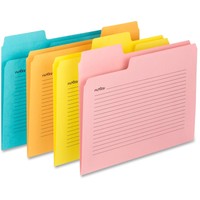 Smead Notes File Folders 11pt 1/3cut 9-1/2x11/5/8 12/pk Ast 11650 on sale Smead Notes File Folders 11pt 1/3cut 9-1/2x11/5/8 12/pk Ast 11650 on sale