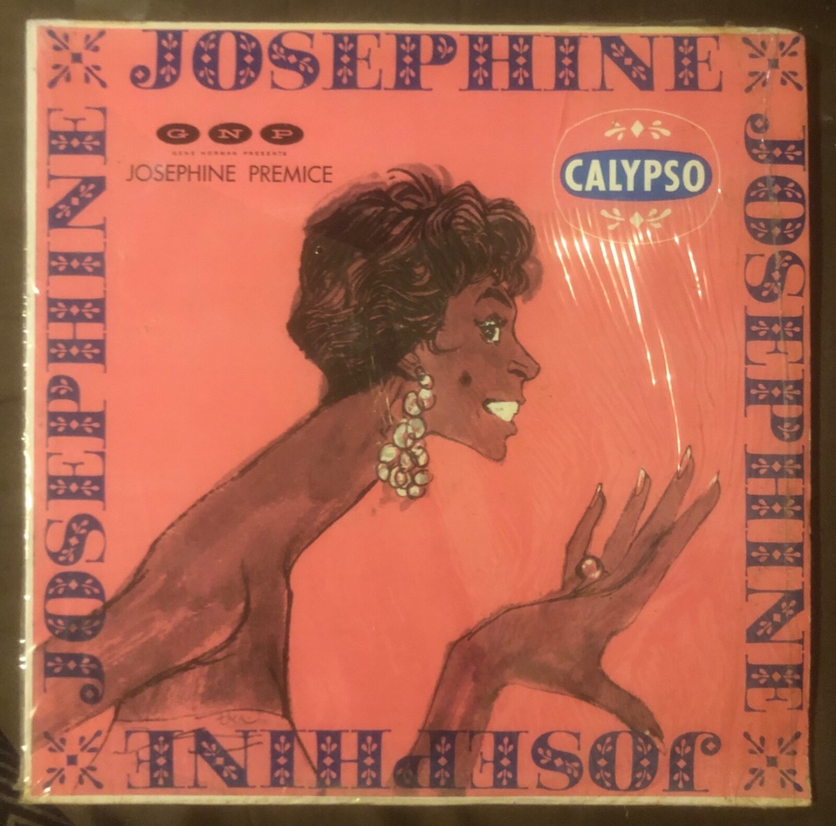 JOSEPHINE PREMICE Calypso - 1957 1st Press GNP LP - BEAUTIFUL EX+