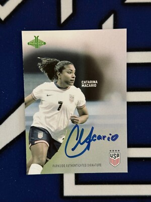 CATARINA MACARIO 2024 PARKSIDE NWSL USWNT ONOT ONE NATION ONE TEAM AUTO /100 (D)