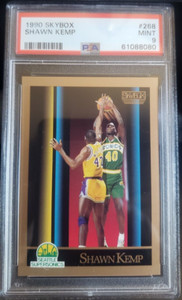 1990 Skybox Shawn Kemp #268 PSA 9 - Mint