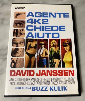 DVD ''AGENT 4K2 BITTET UM HILFE'' D. JANSSEN, JOAN COLLINS B. KULIK ED. GOLEM ITALIA