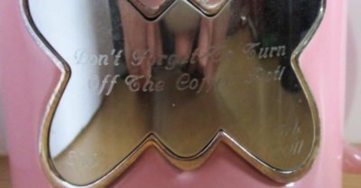 Things Remembered large coffee cup engraved, Al-Anon? | eBay