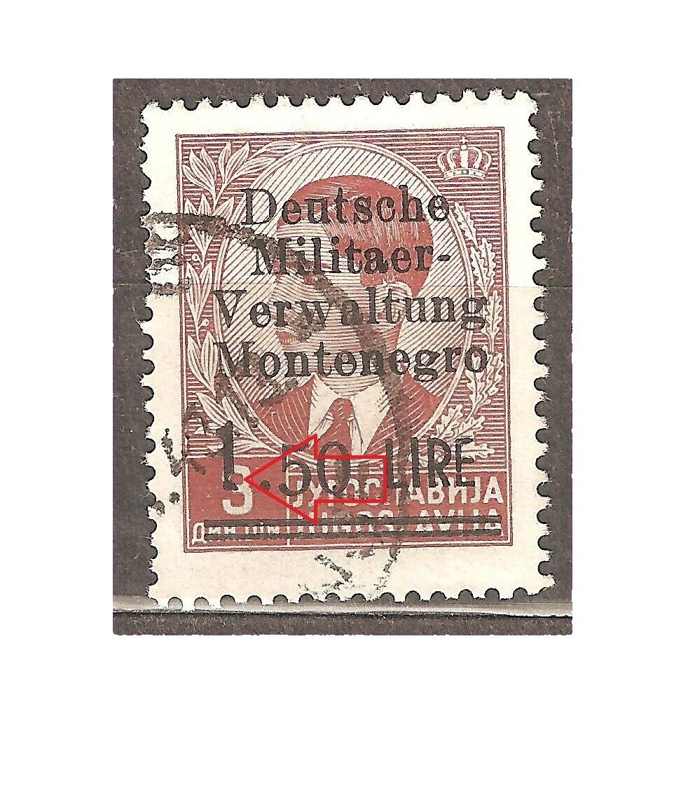 Used Montenegrin Stamps