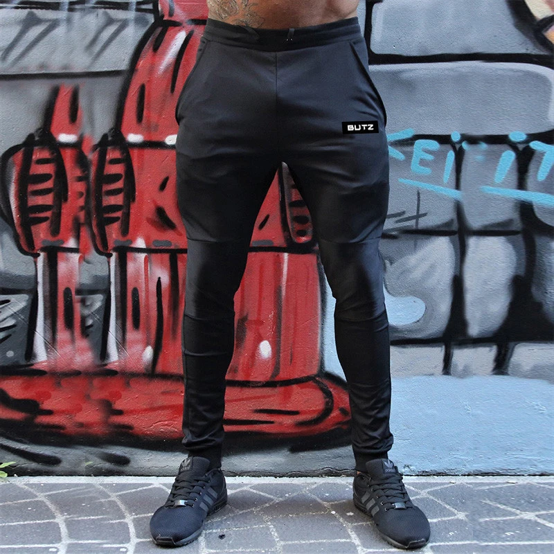 Joggers Pants Men Running Sweatpants Striped Track Pants Gym Fitness Sports  Trousers Male Bodybuilding Training Bottoms - Walmart.com