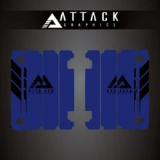 Attack Graphics Renegade Radiator Louver Decals Blue
